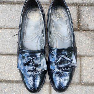 Men's Dexter Black Kiltie Tassel Dress Loafer 11D